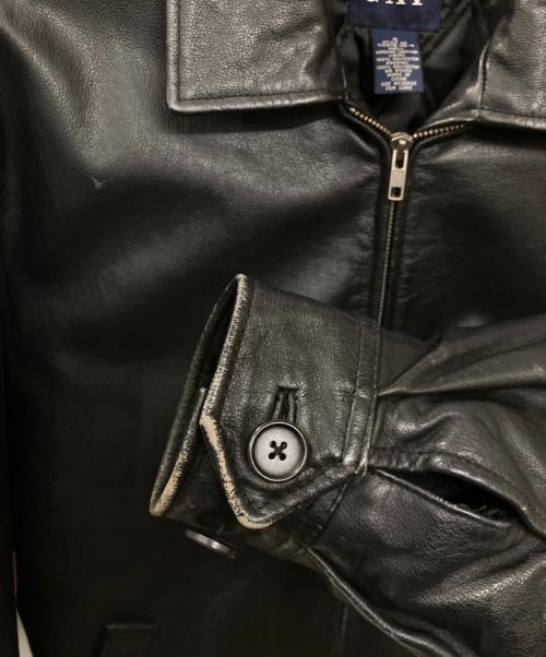 GAP（ギャップ）GAP (ギャップ) レザージャケット ブラック サイズ:Sの古着・服飾アイテム
