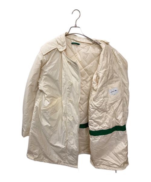 LACOSTE（ラコステ）LACOSTE (ラコステ) オーバーサイズミリタリーコート ホワイト サイズ:50の古着・服飾アイテム