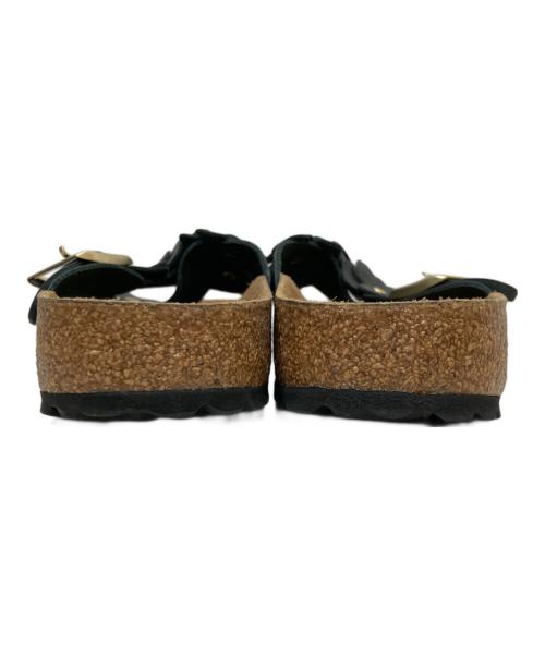BIRKENSTOCK（ビルケンシュトック）BIRKENSTOCK (ビルケンシュトック) UNITED ARROWS (ユナイテッドアローズ) 別注シエナ/フラワーモチーフサンダル ブラック サイズ:24.5cmの古着・服飾アイテム