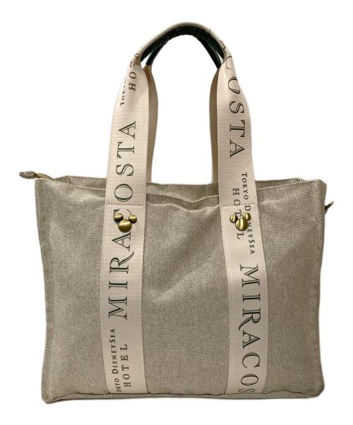 DISNEY（ディズニー）Disney (ディズニー) トートバッグ ホワイトの古着・服飾アイテム