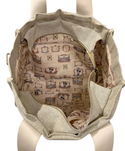 DISNEY（ディズニー）Disney (ディズニー) トートバッグ ホワイトの古着・服飾アイテム