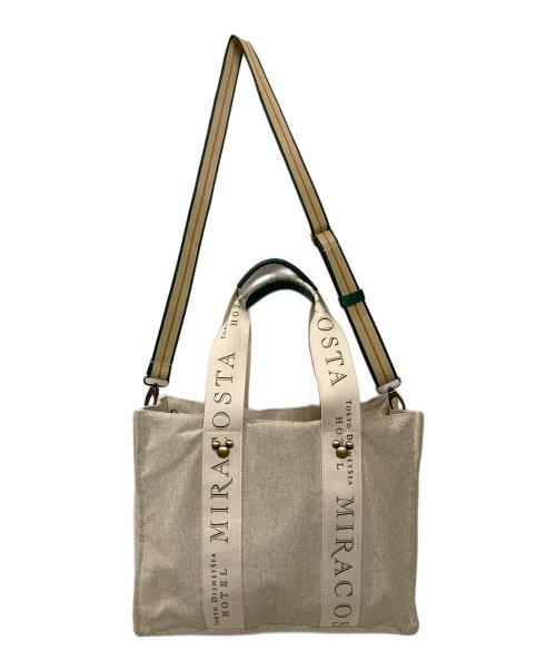 DISNEY（ディズニー）Disney (ディズニー) トートバッグ ホワイトの古着・服飾アイテム