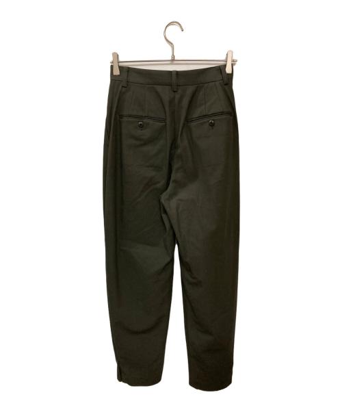 H BEAUTY&YOUTH（エイチ ビューティー&ユース）H BEAUTY&YOUTH (エイチ ビューティー&ユース) COTTON TWILL TUCK PANTS グレー サイズ:38の古着・服飾アイテム