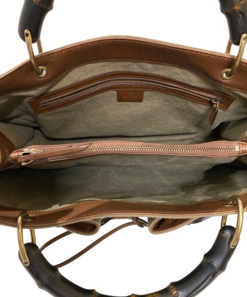 GUCCI（グッチ）GUCCI (グッチ) キャンバストートバッグ ベージュの古着・服飾アイテム