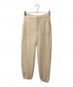 TODAYFULトゥデイフル）の古着「Drawstring Wool Pants」｜ホワイト