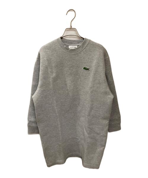 LACOSTE（ラコステ）LACOSTE (ラコステ) スウェットワンピース グレー サイズ:Sの古着・服飾アイテム