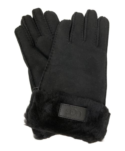 UGG（アグ）UGG (アグ) TURN CUFF GLOVE ブラックの古着・服飾アイテム