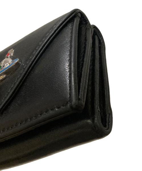 Vivienne Westwood（ヴィヴィアンウエストウッド）Vivienne Westwood (ヴィヴィアンウエストウッド) オーブコンパクトウォレット ブラックの古着・服飾アイテム