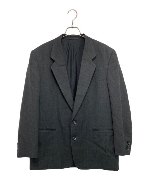 COMME des GARCONS HOMME（コムデギャルソン オム）COMME des GARCONS HOMME (コムデギャルソン オム) 90S ウール縮絨テーラードジャケット グレー サイズ:Sの古着・服飾アイテム
