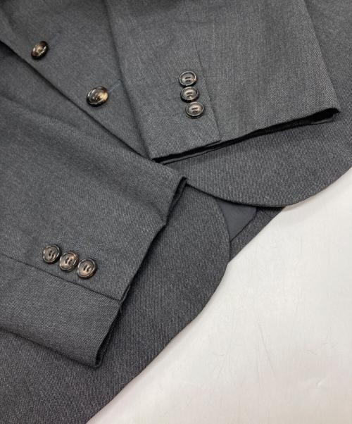 COMME des GARCONS HOMME（コムデギャルソン オム）COMME des GARCONS HOMME (コムデギャルソン オム) 90S ウール縮絨テーラードジャケット グレー サイズ:Sの古着・服飾アイテム