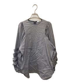 中古・古着通販】YORI (ヨリ) 高密度ストレッチフレアブラウス
