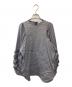 yori（ヨリ）の古着「サークルフリルスリーブブラウス」｜グレー