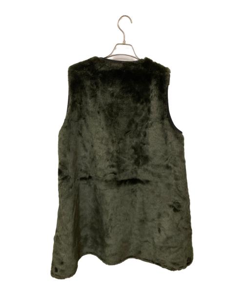 Barbour（バブアー）Barbour (バブアー) キルティングファーベストジャケット グリーン サイズ:10の古着・服飾アイテム