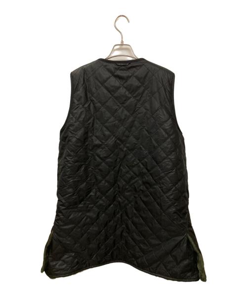 Barbour（バブアー）Barbour (バブアー) キルティングファーベストジャケット グリーン サイズ:10の古着・服飾アイテム