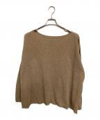 FRAMeWORKフレームワーク）の古着「ウォッシャブルニュアンスワイドプルオーバー」｜ブラウン