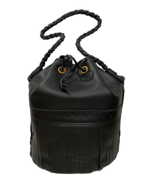 J&M DAVIDSON（ジェイ＆エム デヴィッドソン）J&M DAVIDSON (ジェイ＆エム デヴィッドソン) フリンジカーニバル/ショルダーバッグ ブラックの古着・服飾アイテム