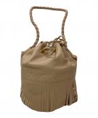 J&M DAVIDSONジェイ＆エム デヴィッドソン）の古着「フリンジカーニバル/ショルダーバッグ」｜ベージュ