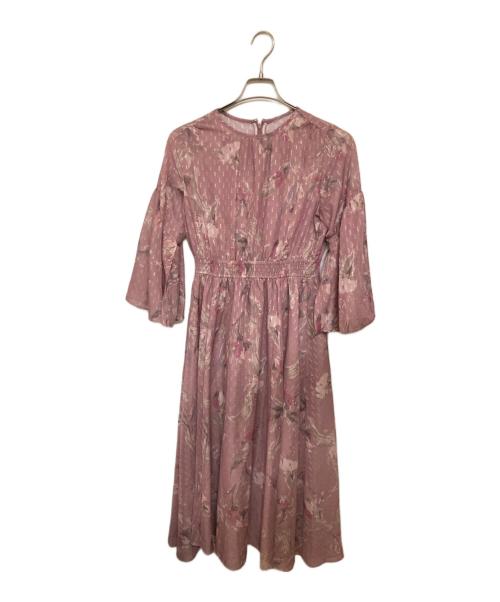 CELFORD（セルフォード）CELFORD (セルフォード) ペイントフラワーワンピース ピンク サイズ:38の古着・服飾アイテム