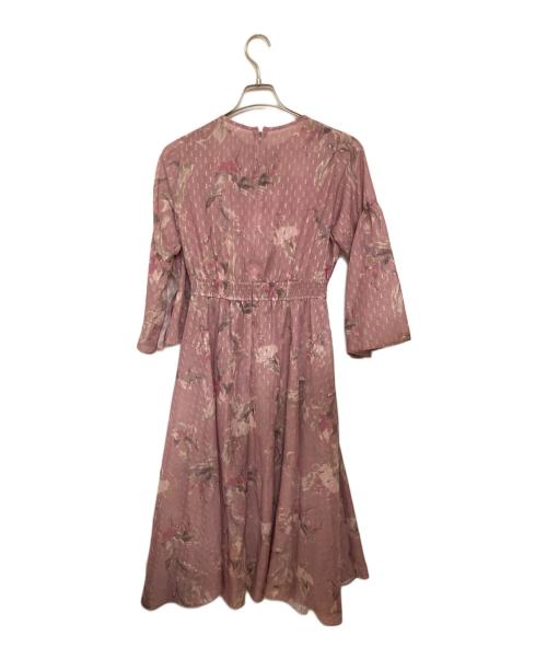 CELFORD（セルフォード）CELFORD (セルフォード) ペイントフラワーワンピース ピンク サイズ:38の古着・服飾アイテム