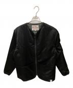 CALEEキャリー）の古着「Satin insulation jacket」｜ブラック