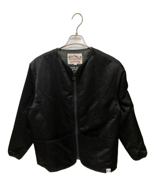 CALEE（キャリー）CALEE (キャリー) Satin insulation jacket ブラック サイズ:Sの古着・服飾アイテム