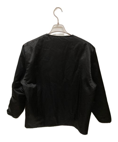 CALEE（キャリー）CALEE (キャリー) Satin insulation jacket ブラック サイズ:Sの古着・服飾アイテム