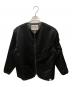 CALEE（キャリー）の古着「Satin insulation jacket」｜ブラック