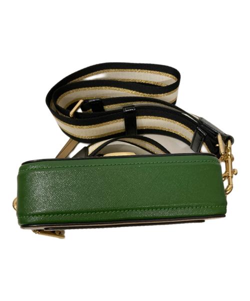 MARC JACOBS（マークジェイコブス）MARC JACOBS (マークジェイコブズ) スナップショット/ショルダーバッグ ベージュ×グリーンの古着・服飾アイテム