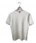 Thom Browne (トムブラウン) アイコンカラーリブワッフルTシャツ ホワイト サイズ:2：25000円