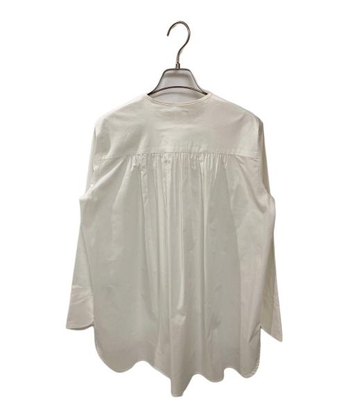 YORI（ヨリ）yori (ヨリ) フロントフリルブラウス ホワイト サイズ:FREEの古着・服飾アイテム