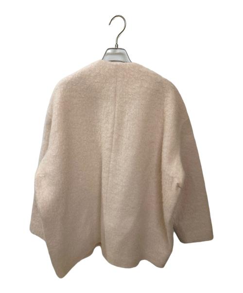 YORI（ヨリ）yori (ヨリ) ウールモヘアシャギージャケット ピンク サイズ:FREEの古着・服飾アイテム