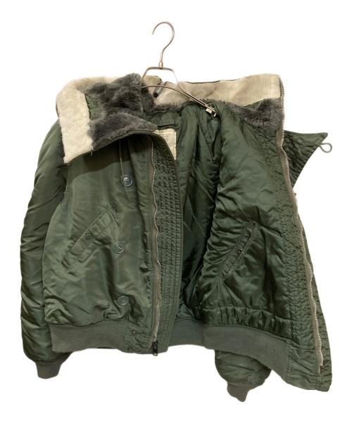 ALPHA（アルファ）ALPHA (アルファ) 90S N-2Bフライトジャケット カーキ サイズ:Lの古着・服飾アイテム
