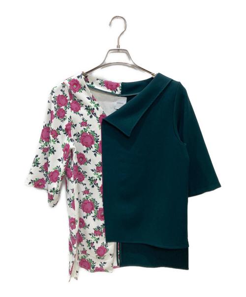 Ameri（アメリ）Ameri (アメリ) LUCY UNBALANCE TOP グリーン サイズ:Freeの古着・服飾アイテム