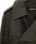 中古・古着 COMME des GARCONS (コムデギャルソン) カットオフショートトレンチコート ブラック サイズ:M：8000円