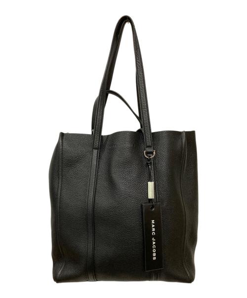 MARC JACOBS（マークジェイコブス）MARC JACOBS (マークジェイコブズ) レザートートバッグ ブラックの古着・服飾アイテム