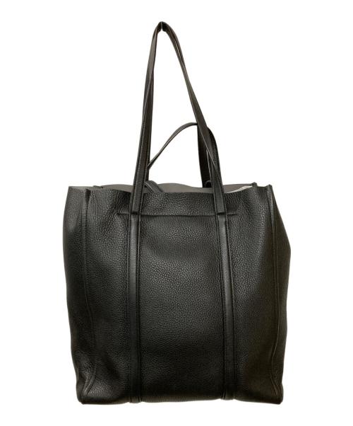 MARC JACOBS（マークジェイコブス）MARC JACOBS (マークジェイコブズ) レザートートバッグ ブラックの古着・服飾アイテム