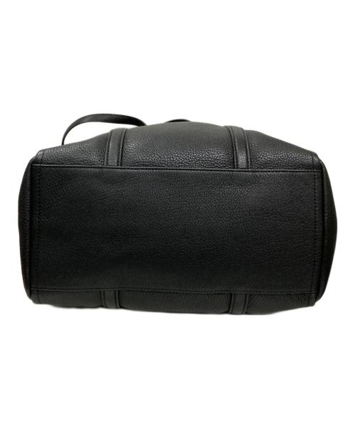 MARC JACOBS（マークジェイコブス）MARC JACOBS (マークジェイコブズ) レザートートバッグ ブラックの古着・服飾アイテム