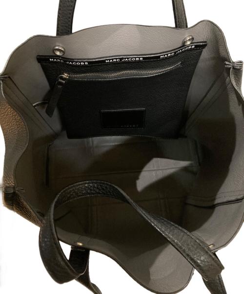 MARC JACOBS（マークジェイコブス）MARC JACOBS (マークジェイコブズ) レザートートバッグ ブラックの古着・服飾アイテム