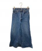 INSCRIREアンスクリア）の古着「Super Loose フレアデニム」｜インディゴ