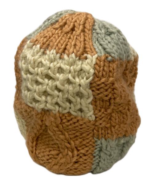 SUPREME（シュプリーム）Supreme (シュプリーム) Block Knit Beanie ベージュの古着・服飾アイテム