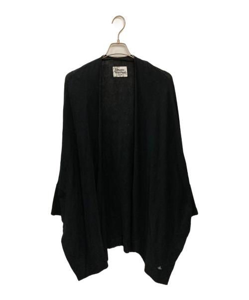 Vivienne Westwood man（ヴィヴィアン ウェストウッド マン）Vivienne Westwood man (ヴィヴィアン ウェストウッド マン) オーブ刺繍コットンリネンドルマンカーディガン ネイビー サイズ:FREEの古着・服飾アイテム