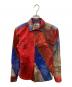 Vivienne Westwood man（ヴィヴィアン ウェストウッド マン）の古着「オーブ刺繍プリントデザインシャツ」｜レッド