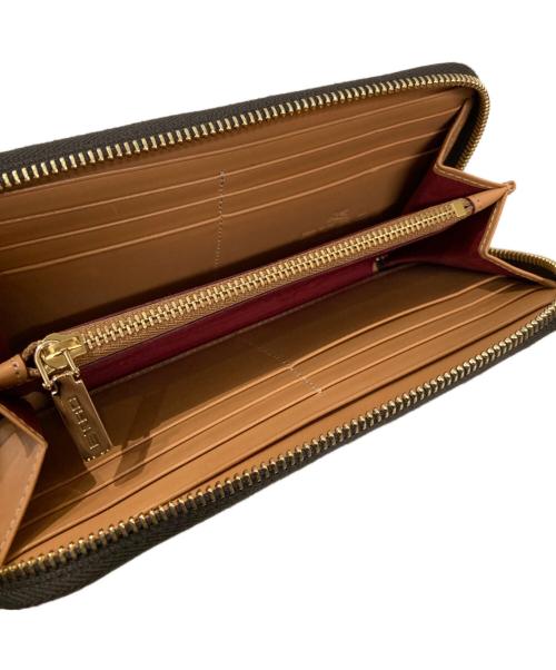 ETRO（エトロ）ETRO (エトロ) ペイズリーラウンドファスナーウォレット ブラウンの古着・服飾アイテム