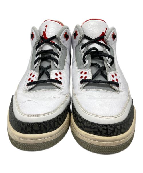NIKE（ナイキ）NIKE (ナイキ) AIR JORDAN 3 RETRO FIRE RED ホワイト サイズ:US 12の古着・服飾アイテム