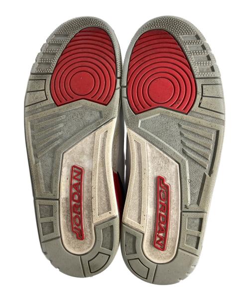 NIKE（ナイキ）NIKE (ナイキ) AIR JORDAN 3 RETRO FIRE RED ホワイト サイズ:US 12の古着・服飾アイテム