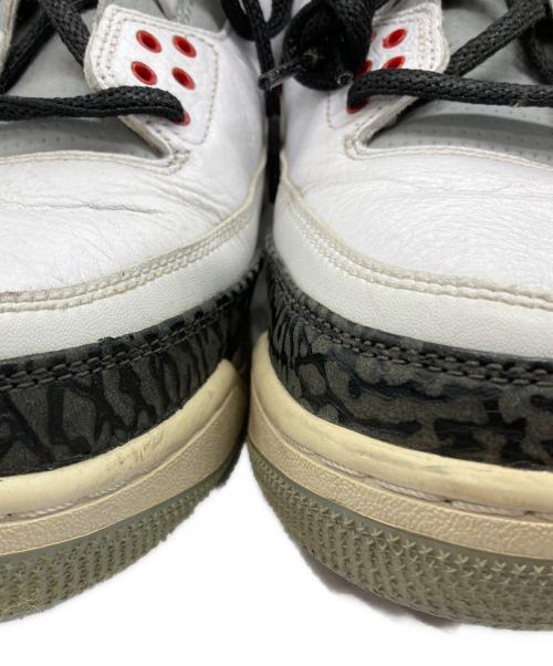 NIKE（ナイキ）NIKE (ナイキ) AIR JORDAN 3 RETRO FIRE RED ホワイト サイズ:US 12の古着・服飾アイテム
