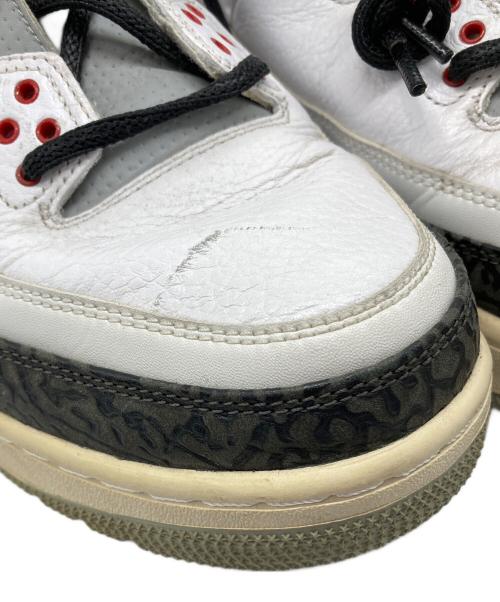 NIKE（ナイキ）NIKE (ナイキ) AIR JORDAN 3 RETRO FIRE RED ホワイト サイズ:US 12の古着・服飾アイテム