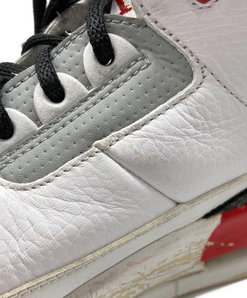 NIKE（ナイキ）NIKE (ナイキ) AIR JORDAN 3 RETRO FIRE RED ホワイト サイズ:US 12の古着・服飾アイテム