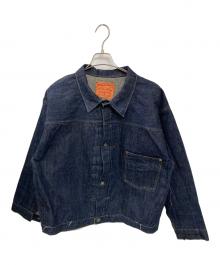 SUGAR CANE（シュガーケーン）の古着「14oz. BLUE DENIM BLOUSE “S1945” MODEL」｜インディゴ