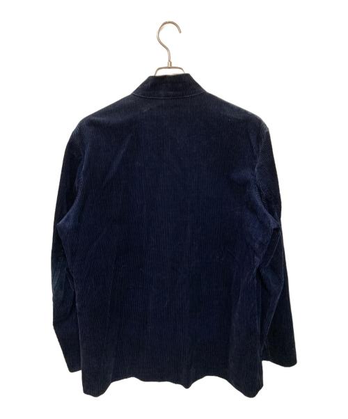 marimekko（マリメッコ）marimekko (マリメッコ) スタンドカラーコーデュロイジャケット ネイビー サイズ:Lの古着・服飾アイテム